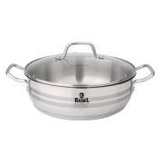 Жаровня 24см из нерж. стали, стекл. крышка ГРЕТТА ОБЩЕПИТ R-1/248