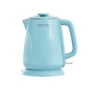 Чайник электрический 1,8л, мощность 1800Вт, двойные стенки, голубой, R-421-18