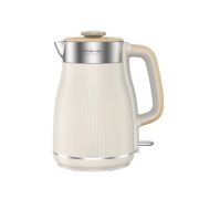 Чайник электрический 1,8л, мощность 1800Вт, двойные стенки, кремовый, R-431-18