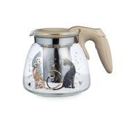 Чайник заварочный 900мл с фильтром ПАРИЖСКИЕ КОТЫ