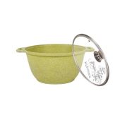 Кастрюля 1л со стеклянной крышкой, АП линия Trendy style (lime)