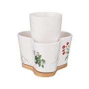 Подставка под столовые приборы BRONCO MEADOW 11*11*15,5см, фарфор