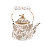 Чайник эмаль со складывающейся ручкой AGNESS СЕРИЯ ROYAL GARDEN 2,5л