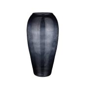 Ваза 37см  FIDELIS BLACK DROPS, стекло