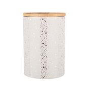 Емкость для сыпучих продуктов 650мл 10*10*14,7см бамбук. крышка