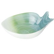 Блюдо 25*19,5*8,5см ALABASTER GREEN, стекло
